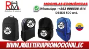 Fabrica de Mochilas y Maletas Economicas para Activaciones Masivas