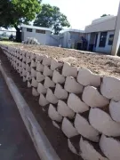 Retaining wall installations