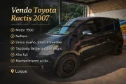 Toyota ractis 2007 automatica