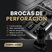 Brocas de Perforación de Eficiencia Sostenida para Avance Continuo