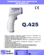 TERMÓMETRO INFRARROJO SIN CONTACTO