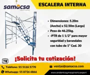 Escalera para Andamio Lista para Trabajo Pesado