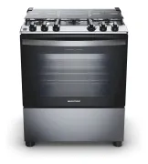 Fogão Brastemp 5 Bocas Cor Inox Com Turbo Chama