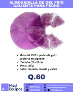 ALMPOHADILLA DE GEL FRIO-CALIENTE PARA PECHO