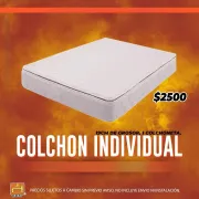 Colchón Ortopédico individual en Monterrey I Cómodo y Resistente