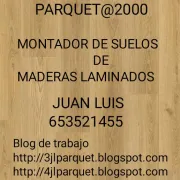 montador de suelos de maderas laminados