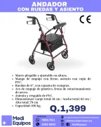 Andador con Ruedas y Asiento ¡Comodidad y apoyo en cada salida!