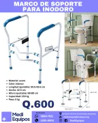 MARCO DE SOPORTE PARA INODORO ¡Seguridad y apoyo en cada movimiento!