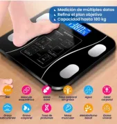 Balanza digital inteligente mide grasa corporal y más.