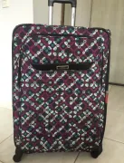 MALETTA TOTTO ESTAMPADA MORADA CON RUEDAS