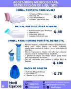 ACCESORIOS PARA RECOLECCIÓN DE LÍQUIDOS ¡HIGIENE, COMODIDAD Y PRÁCTICIDAD EN UN SOLO LUGAR!