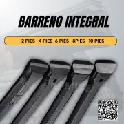 | BARRENO INTEGRAL RESISTENCIA MONOLÍTICA |