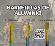 BARRETILLAS DE ALUMINIO PARA MINERÍA – LIGERAS, RESISTENTES Y FÁCILES DE MANEJAR