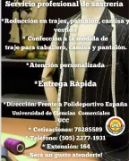 ¡Servicio de Sastrería Arreglo y Confección!