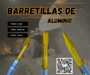 BARRETILLAS DE ALUMINIO PARA MINERÍA – HERRAMIENTA LIGERA Y DURADERA PARA LABORES SUBTERRÁNEAS