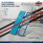 Plataformas para andamio