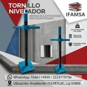 Tornillo nivelador de simbra para construccion 01