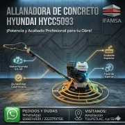 Maquina allanadora de concreto hyundai para construccion 01