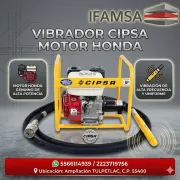 Vibrador CIPSA motor HONDA construccion 001
