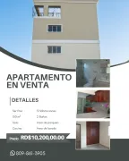 Apartamento en venta de 3 hab. Sector del Millon, Proximo a la Av. 27 de Febrero