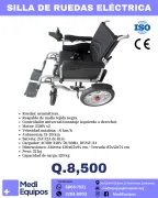 SILLA DE RUEDAS ELÉCTRICA  MOVILIDAD SIN ESFUERZO! SILLA ELÉCTRICA POTENTE Y LIGERA