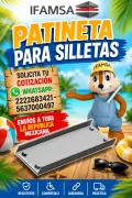 Patineta de apoyo para silletas plásticas