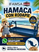 HAMACA COLGANTE CON RODAPIE