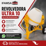 Revolvedora ULTRA con olla de polietileno
