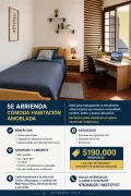 Pieza Amoblada (Disponible) en Valparaíso