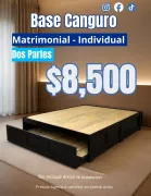 Base Canguro Matrimonial + Individual | Envíos a Todo México