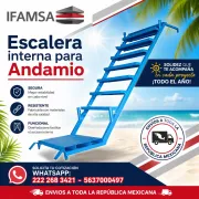 ESCALERA INTERNA PARA ANDAMIOS EN TORRE
