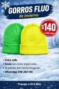 Gorros fluo últimos dos