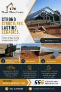 Steel Structures: Churches, Warehouses, Schools, Clinics, Shops & more!