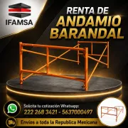 RENTA DE ANDAMIOS BARANDAL EN PUEBLA