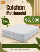¿Buscas un Colchón Matrimonial Ortopédico de 30 cm en Monterrey?