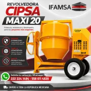 REVOLVEDORA MAXI 20 CIPSA OLLA METÁLICA