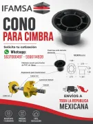 CONO PARA CIMBRA (EVITA DERRAME DE MATERIAL)