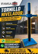 TORNILLO NIVELADOR PARA ANDAMIOS DE CONSTRUCCION